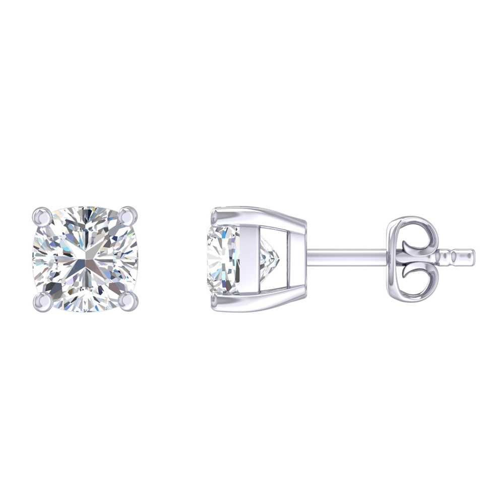 What makes a certificate valuable for these diamond earrings?