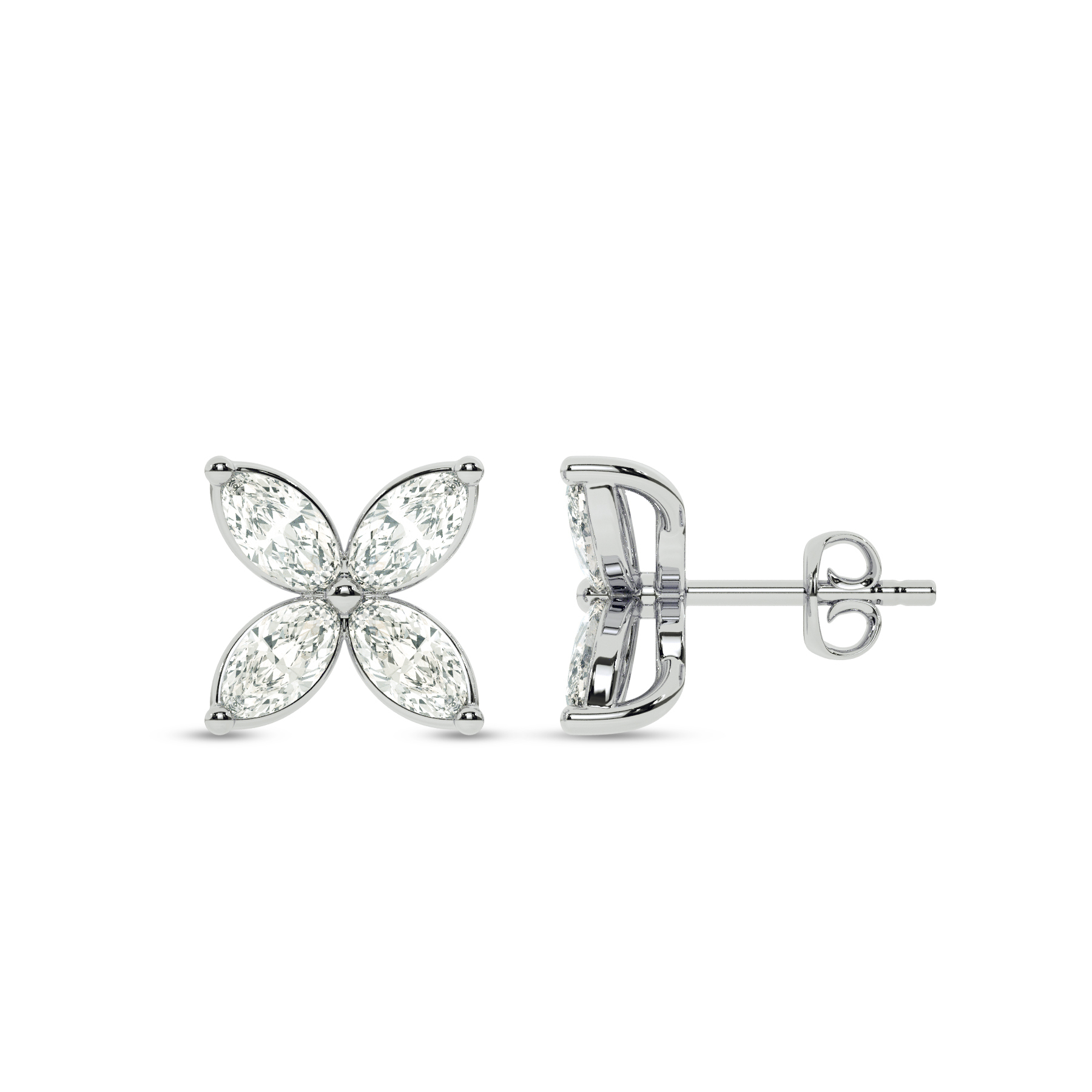 Lab Grown Marquise Bloom Diamond Earrings Questions & Answers