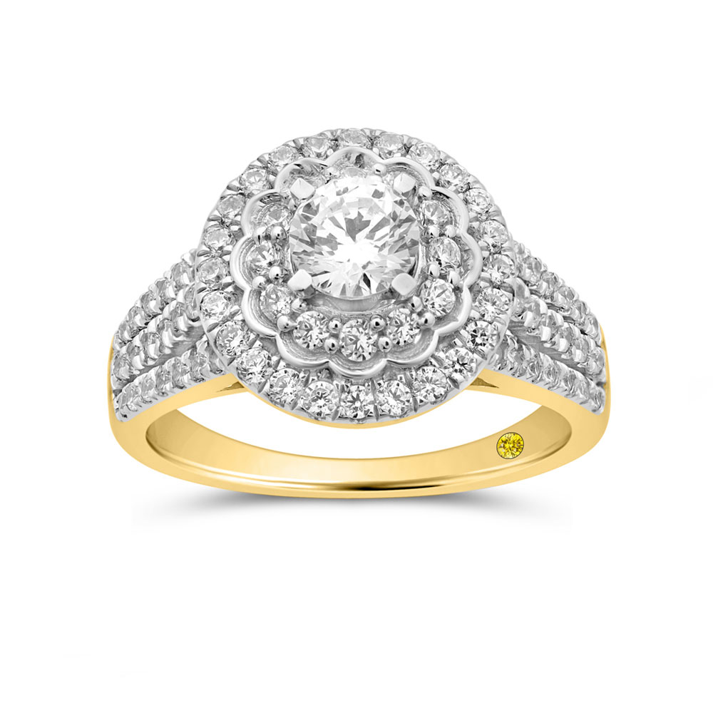 Floral Double Halo Lab Grown Diamond Engagement Ring Questions & Answers
